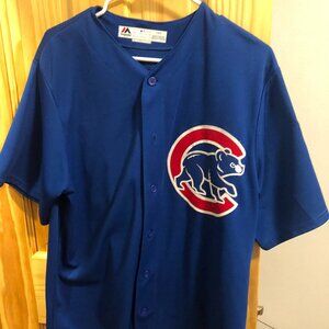 Wilson Contreras Chicago Cubs #40 Authentic Jersey w/World Series Patch - L